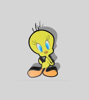 Tweety Cartoon Lightbox Led Lamp