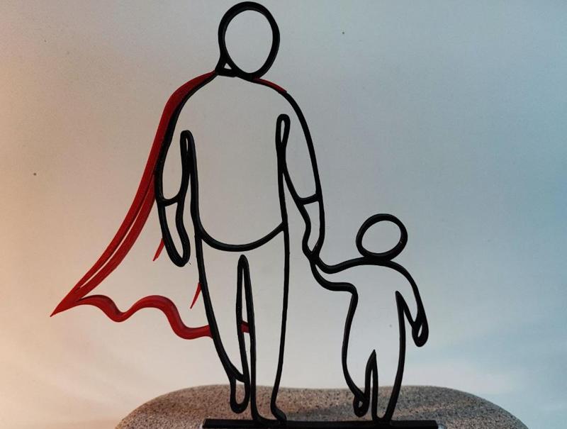 Super Dad Abstract Wall Art