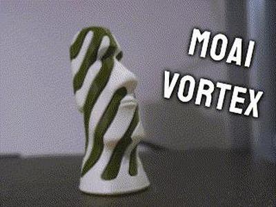 Impossible Pass-through Moai // Fidget Vortex
