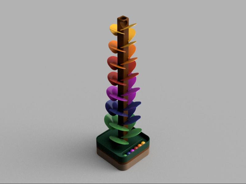 Musical Marble Tree / Dice Tower