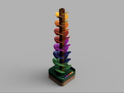 Musical Marble Tree / Dice Tower
