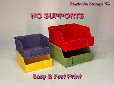 Stackable Storage V3 - No Support - 2 Sizes 