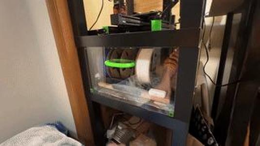 Printer Rack with Filament Dry Storage