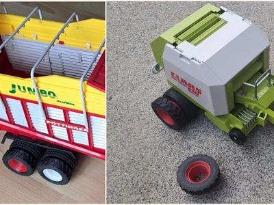 Dual wheels for bale wagon / baler etc.