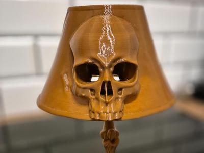 Skull lamp