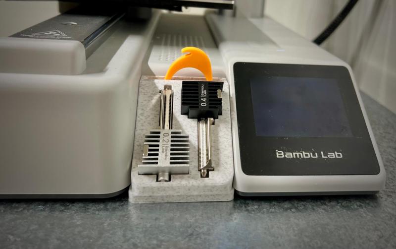 HotEnd Storage Box for A1 mini and nozzle changer
