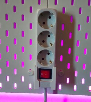 Powerstrip holder IKEA skadis