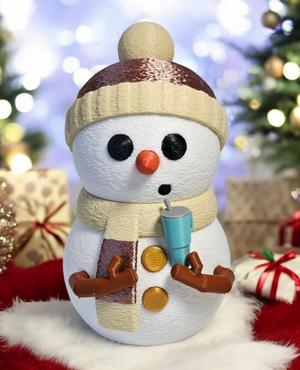 Cute Snowman with Stanley Tumbler