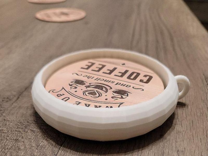 coffee cup coaster holder