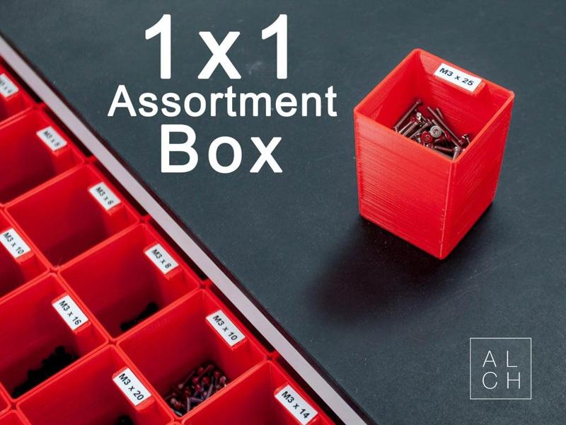 Assortment system box 1x1