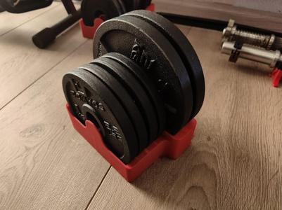 Horizontal Plate Rack - Domyos Decathlon 10kg