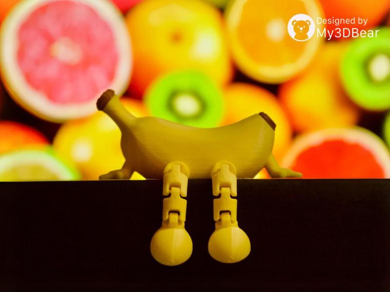 Articulated Banana with flexi legs