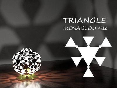 TRIANGLE: Ikosaglod Lamp Tile