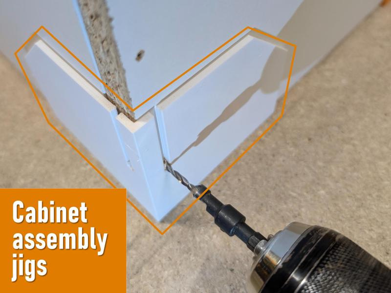 Woodworking - Cabinet assembly Jig for 16mm DTD