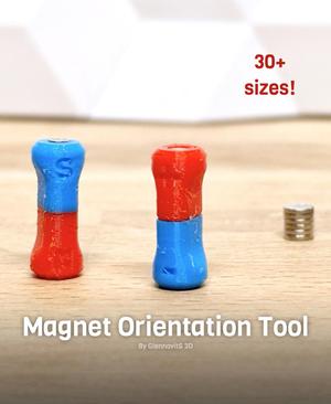 Magnet Orientation Tool (30+ sizes - quick print!)