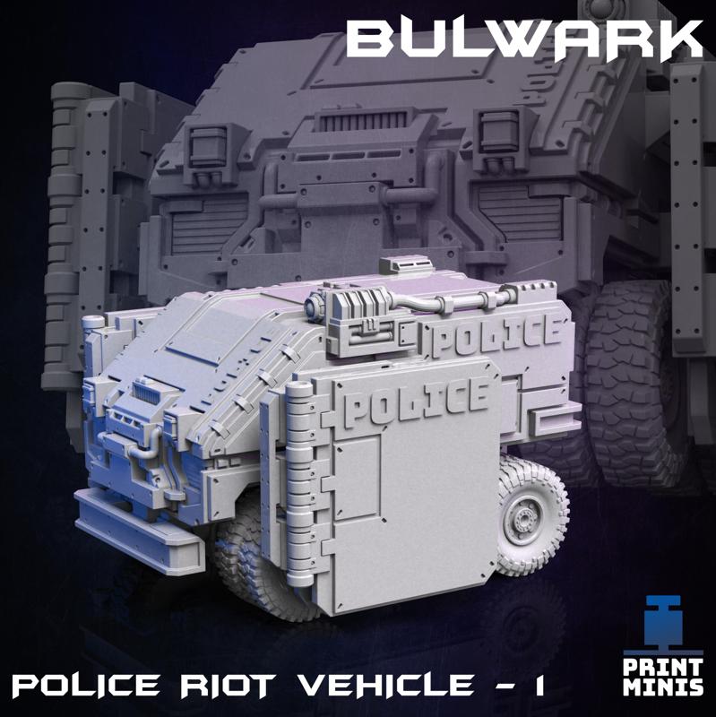 Bulwark Police Riot Vehicle - Raid in Zadorn Collection