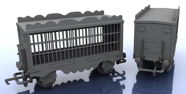OO Scale Train - Circus - Cage Style 3