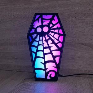 HALLOWEEN COFFIN LED LAMP