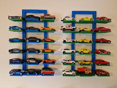 Modular HotWheels Display - Wall and Stand