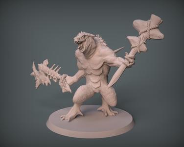 Lizardmen - Dragonborn berseker