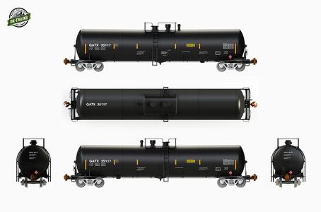 30 000 Gallon Tank Car V2 - H0 scale