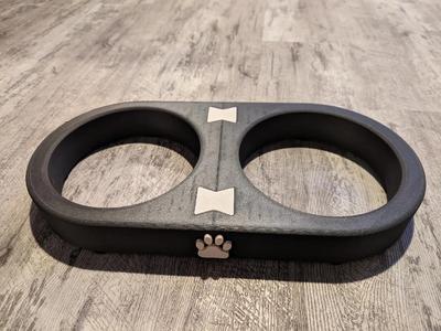 Paper Plate Pet Bowl and riser   
