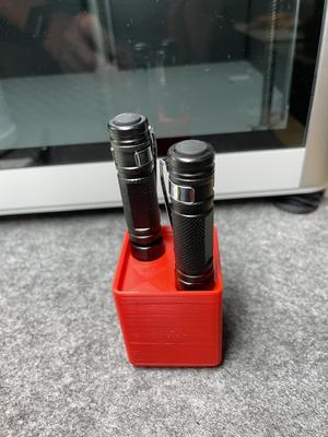 Gridfinity Basic 2 x 15mm holes 1x1
