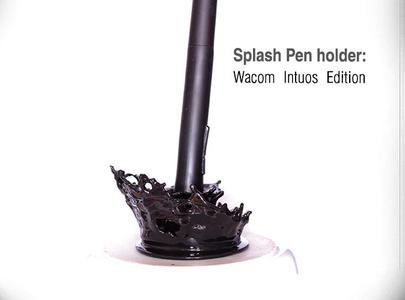 Splashing Pen holder; Wacom Intuos Edition