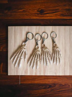 Skeleton Keychain 3D STL Files, 3D Keychain Print Files