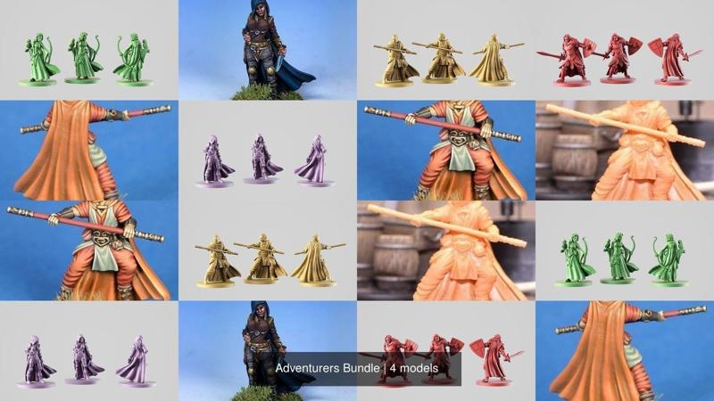 Adventurers Bundle 3D Model Collection