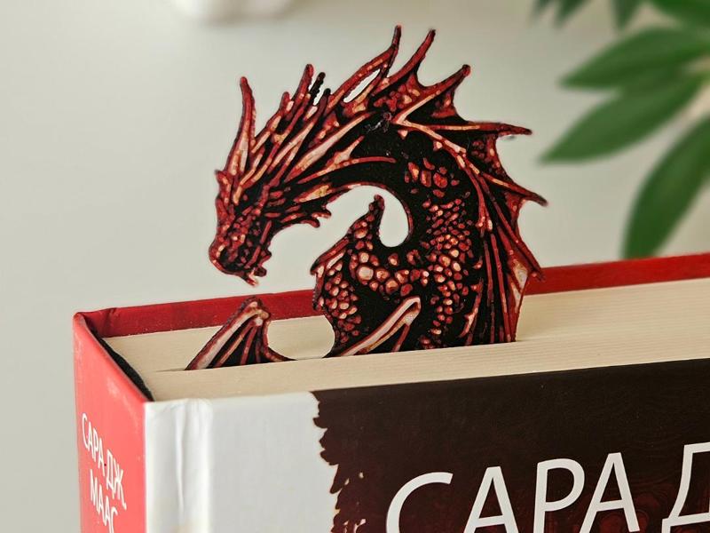 Crimson Wyvern - Dragon Bookmark