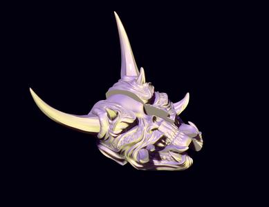 Samurai hannya mask