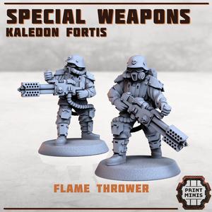 Flame Thrower Troops x2