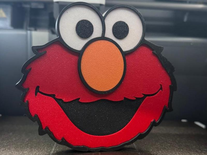Elmo Wall Decor (NO AMS-Multipart)