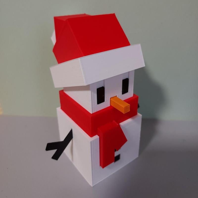 Snowman cubic style