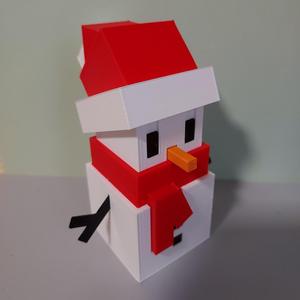 Snowman cubic style