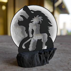 Goku ss4 Moon Lamp