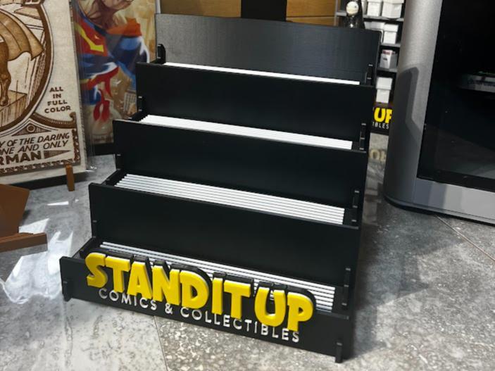Tiered Display Shelf Stand-Comic -Post Cards-More