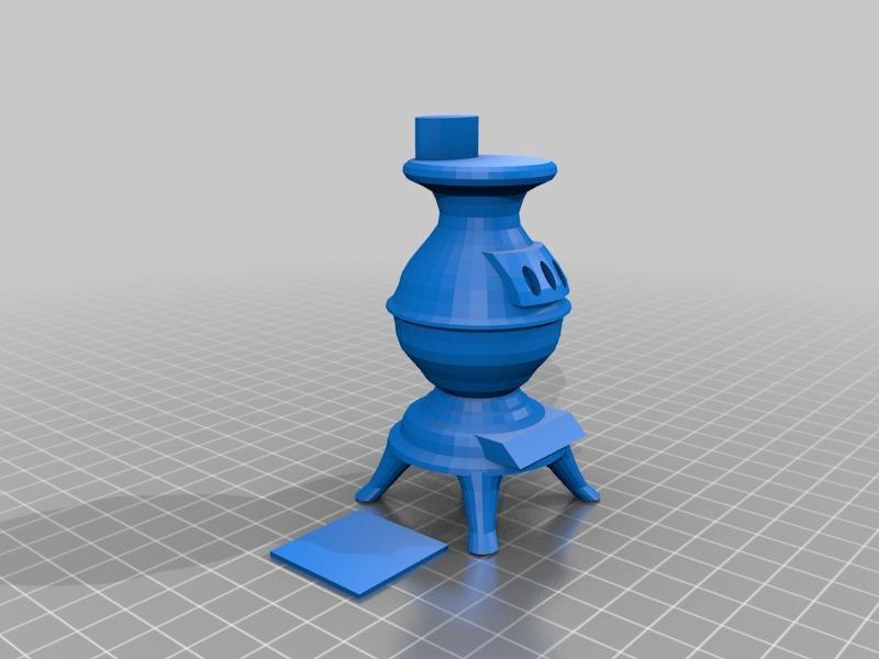 Woodstove1 for Dollhouse