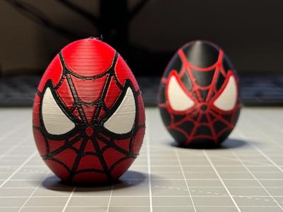 Spiderman Easter Egg  (Multi-Color)