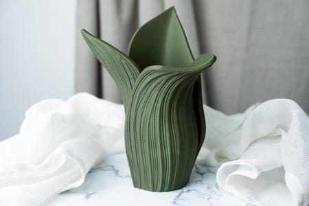Large Leaf Vase – A Statement of Nature's Elegance