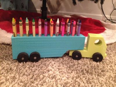 Semi & Crayon Holder