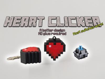 Heart Clicker - No Glue, Better Fit!
