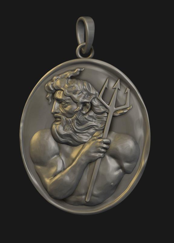 Poseidon Pendant