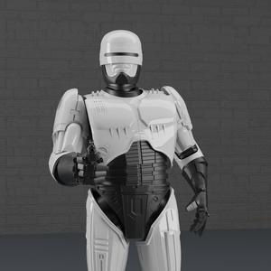 ROBOCOP STATUE FOR 3D PRINTING