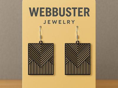 Chevron Arc Earrings
