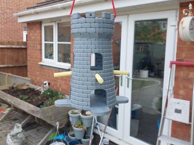 Castle Bird Feeder
