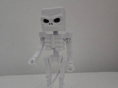 Minecraft movie skeleton