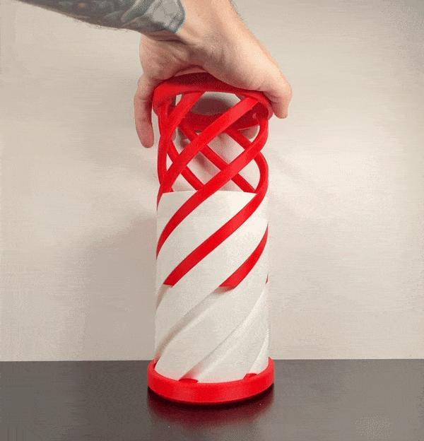 Christmas Candy Cane Vase