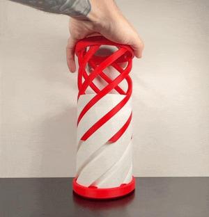 Christmas Candy Cane Vase